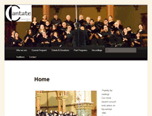 Tablet Screenshot of cantatechicago.org